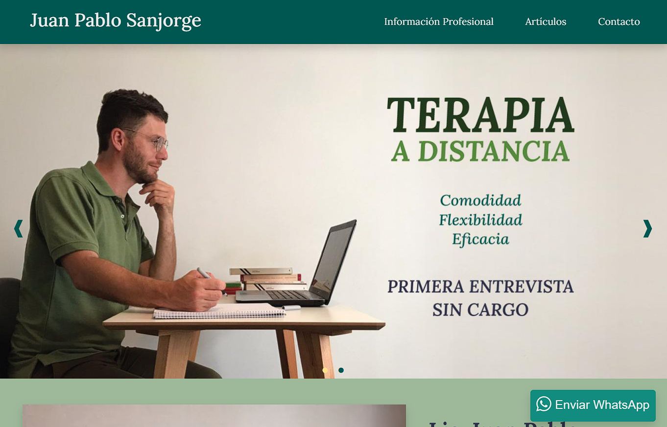 Juan Pablo Sanjorge´s Website